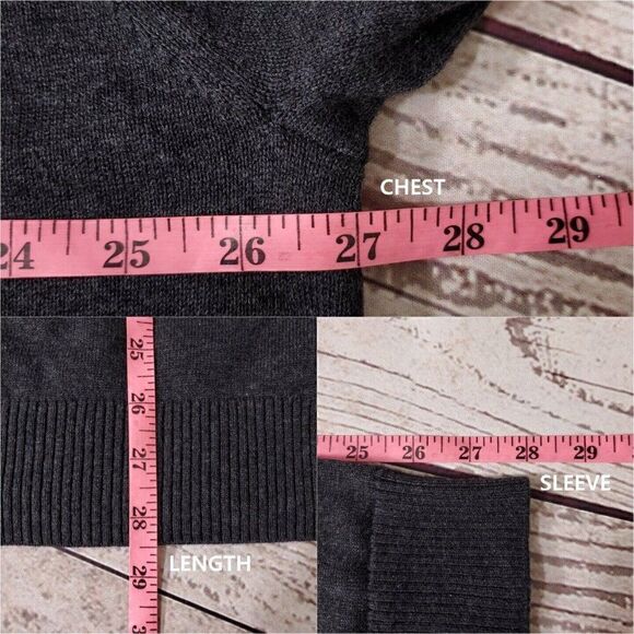 NWT Harley Davidson Mens Size 2XL Bar & Shield Logo Gray Knit Crew Neck Sweater - Picture 11 of 11